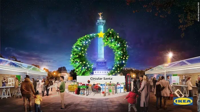 Circular Santa à la Bastille