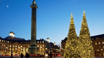 place vendome se met à l'heure de Noël