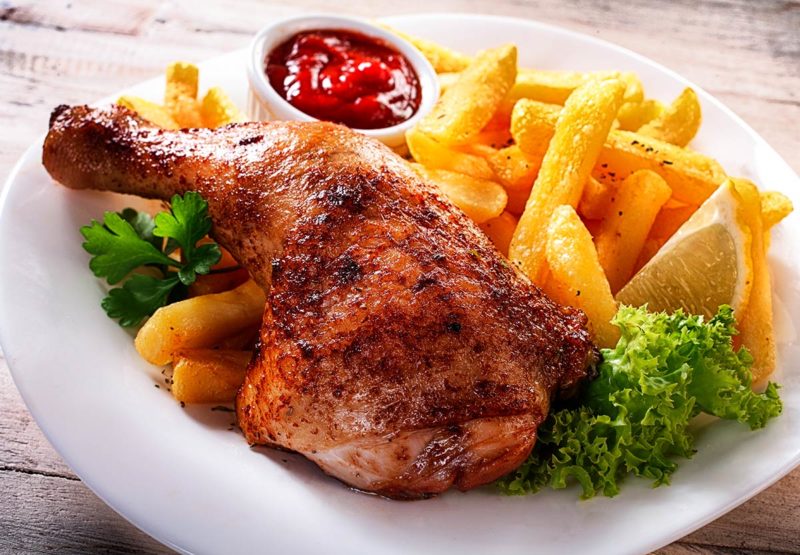 poulet frites