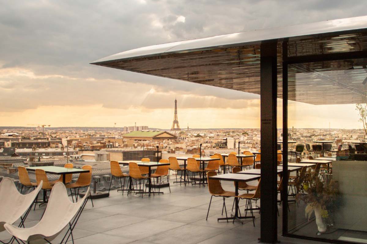 terrasse galeries lafayette