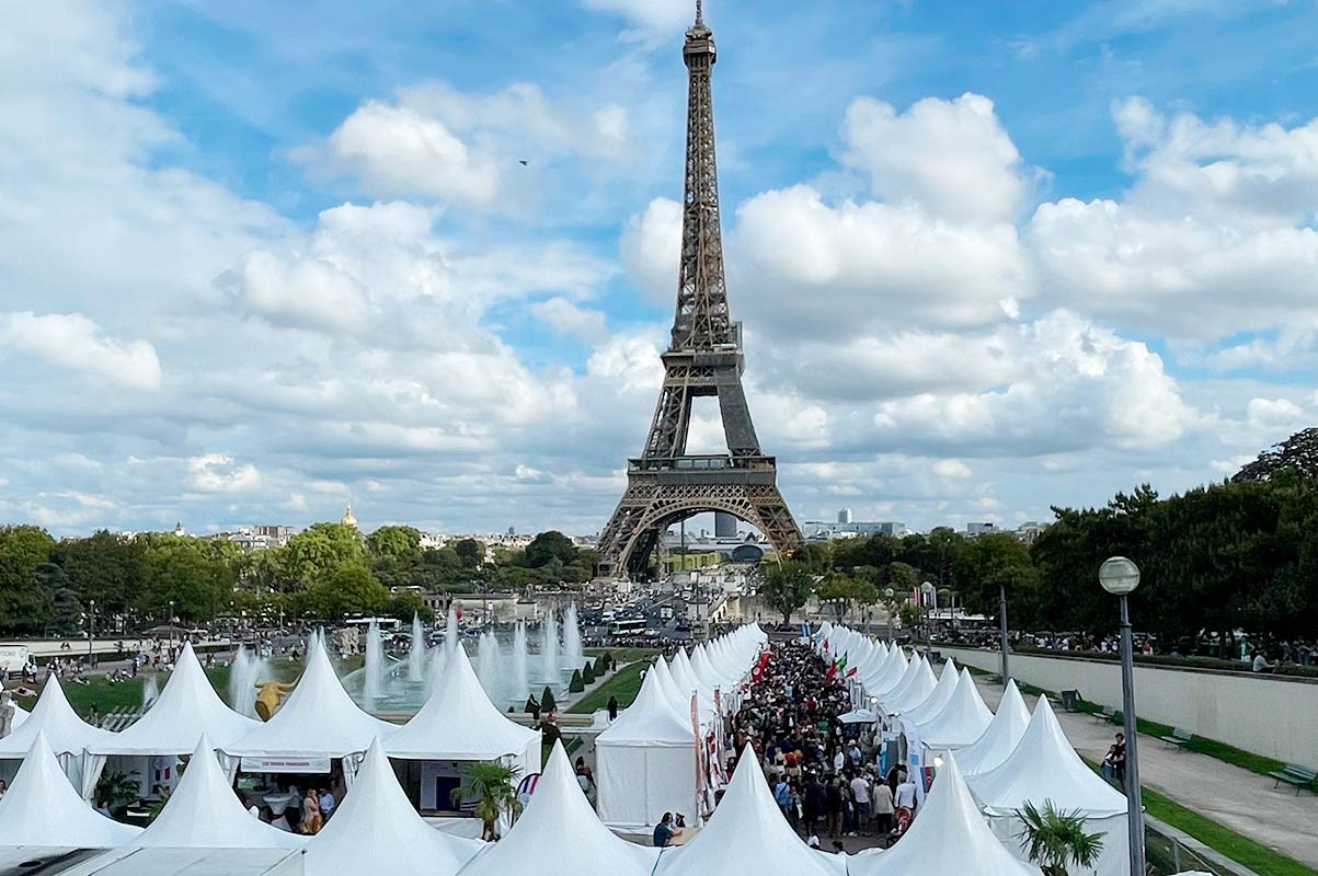 ambiance village international de la gastronomie 2023