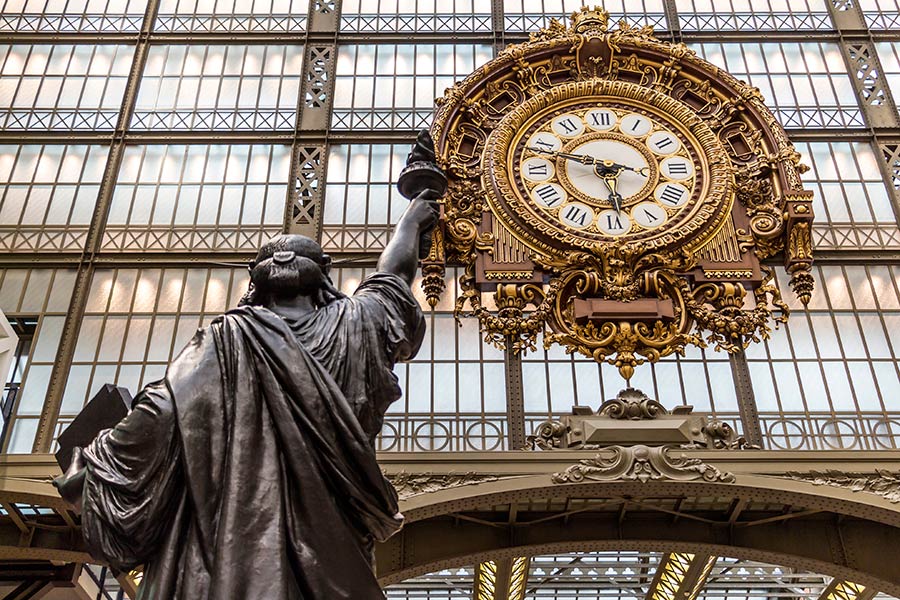 statues de la liberte ile musee orsay